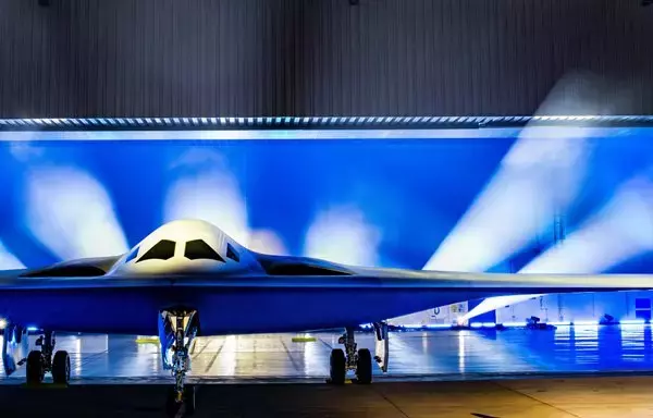 The new B-21 Raider was unveiled at Northrop Grumman's factory in California on December 2. [US Air Force]