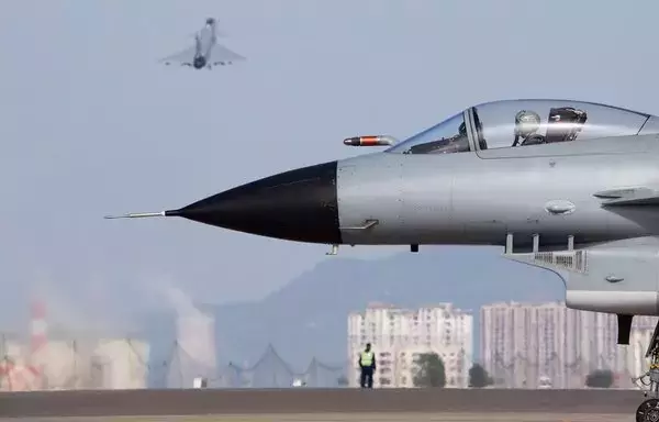 J-10 fighter jets last October. [Chinese Ministry of Defence]