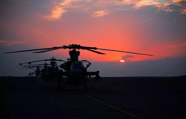 AH-1Z Vipers during a live-fire training in Japan. [US Marines]