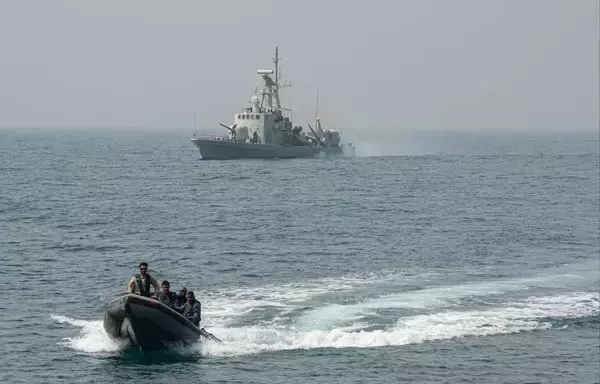 Vessels take part in a three-day Combined Task Force 152 joint sail in the Arabian Gulf that ended February 28. Bahrain led the joint sail. Kuwait, Saudi Arabia, the United Arab Emirates and the United States also participated. [CENTCOM]