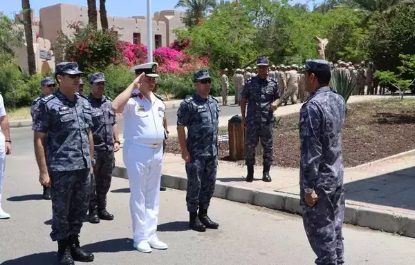 CTF 153 commander Rear Adm. Mahmoud Abdelsattar visited Jordan in mid-May and met with top naval leaders, demonstrating strong maritime collaboration among regional partners through CMF. [Combined Maritime Forces]