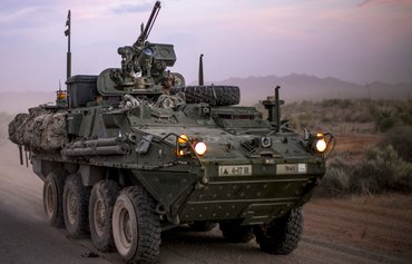 US Army Stryker armored fighting vehicles offer speed, firepower