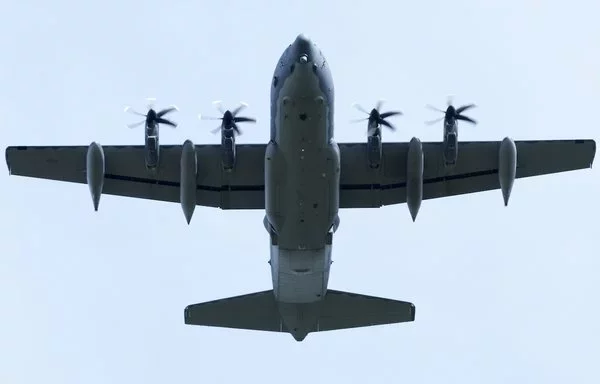 A US Air Force HC-130J Combat King ll flies overhead during training at Joint Base Elmendorf-Richardson in Alaska June 24, 2020. [US Air Force]