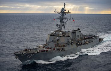 US destroyers provide vital support for Nimitz carrier strike group