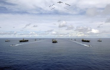 Maritime cordon highlights US naval readiness and steady operational resolve