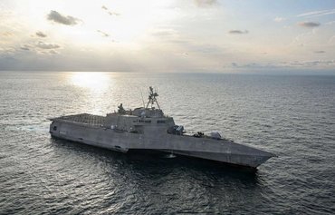 Augmenting the effort: JTF 82 strengthens Strait mine countermeasures